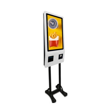 Fast-casual restaurants self-service interactive touch screen kiosk for fast food ordering